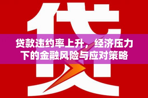 铁锋贷款违约率上升，经济压力下的金融风险与应对策略
