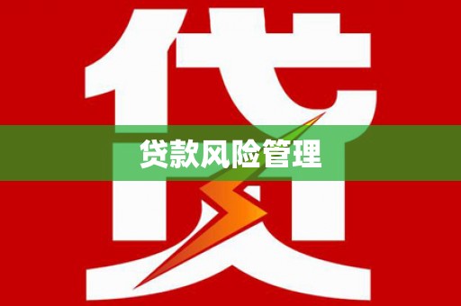 铁锋贷款风险管理