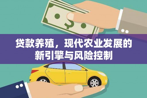 铁锋贷款养殖，现代农业发展的新引擎与风险控制