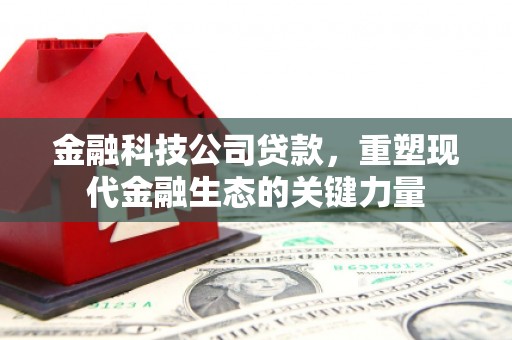 铁锋金融科技公司贷款，重塑现代金融生态的关键力量