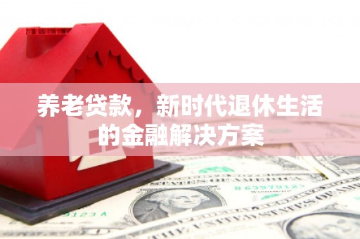 铁锋养老贷款，新时代退休生活的金融解决方案