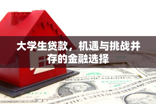 铁锋大学生贷款，机遇与挑战并存的金融选择